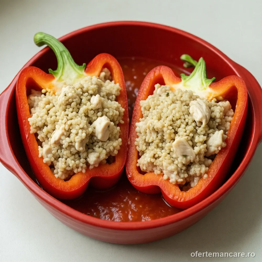 Ardei umpluți cu pui și quinoa (2 kg)