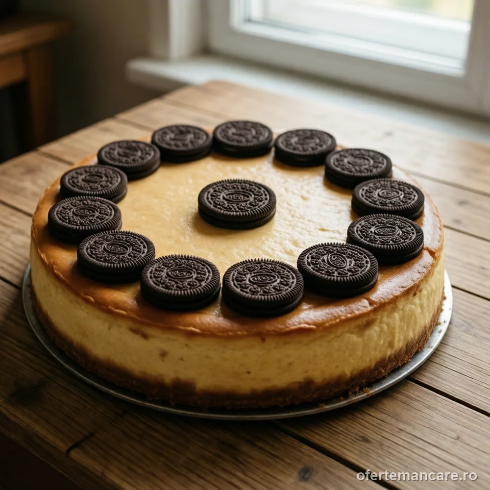 Cheesecake Oreo cu Nutella, aproximativ 2 kg — imagine de prezentare, mâncare gătită livrată în București