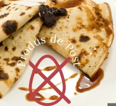 Clătite cu dulceață, de post