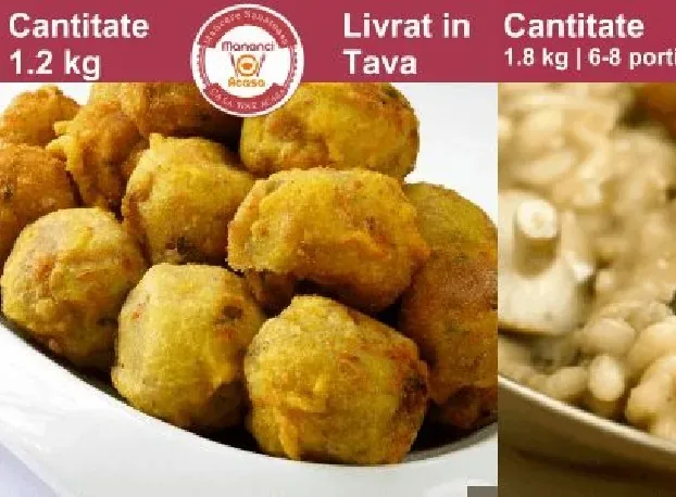 Meniu de Post Chiftele Vegetariene si Pilaf cu Ciuperci