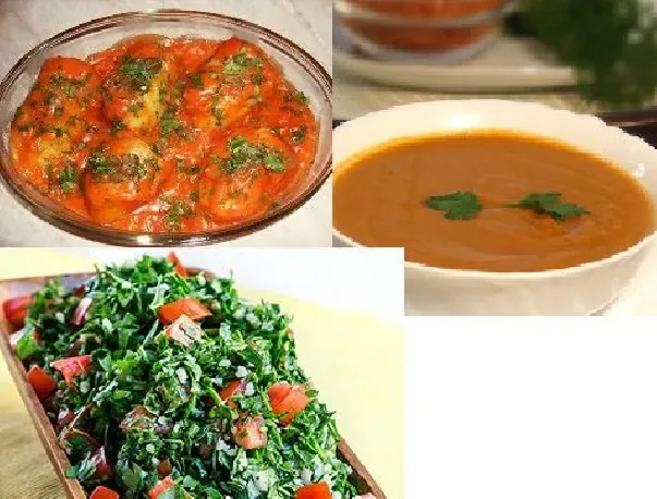 Meniu din bucătăria marocană: supă de linte, ardei umpluți cu pui și tabbouleh