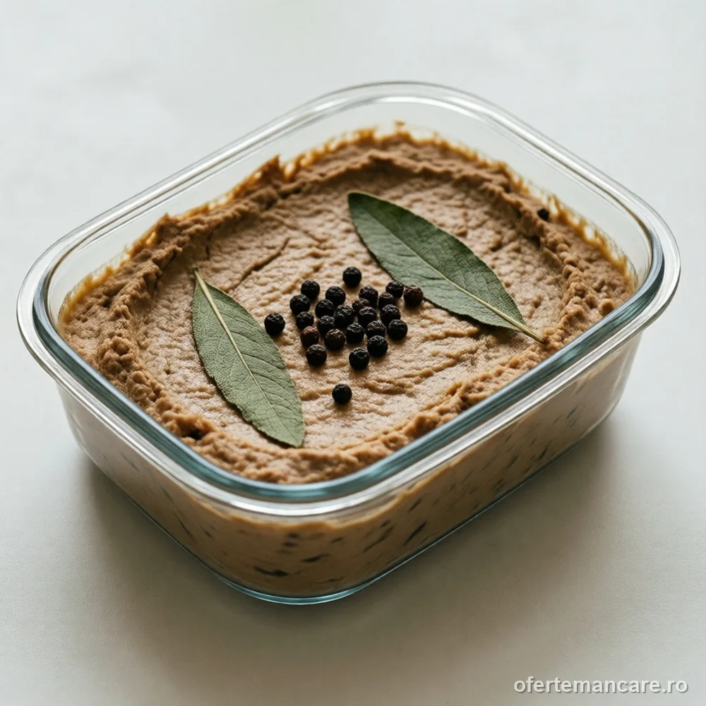 Pate de ficat de casă, 200 g — mâncare gătită, livrare în București