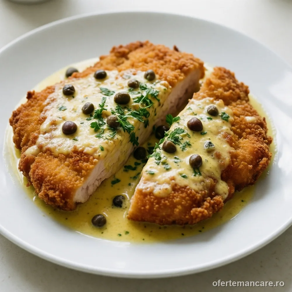 Piccata din piept de curcan, 1 kg — mâncare gătită, livrare în București