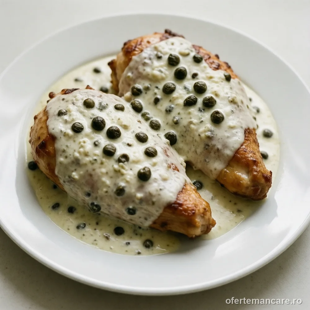 Piept de pui cu sos de gorgonzola (1,8 kg)