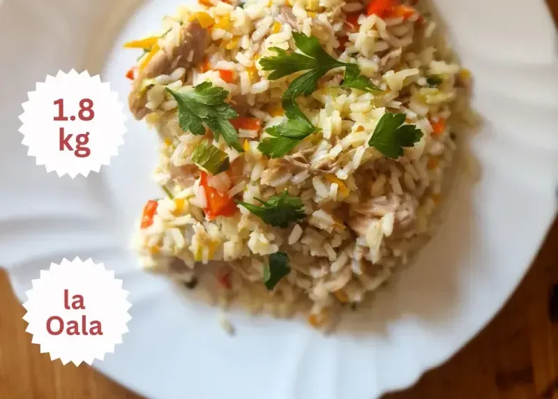 Pilaf cu carne de porc (1,8 kg)
