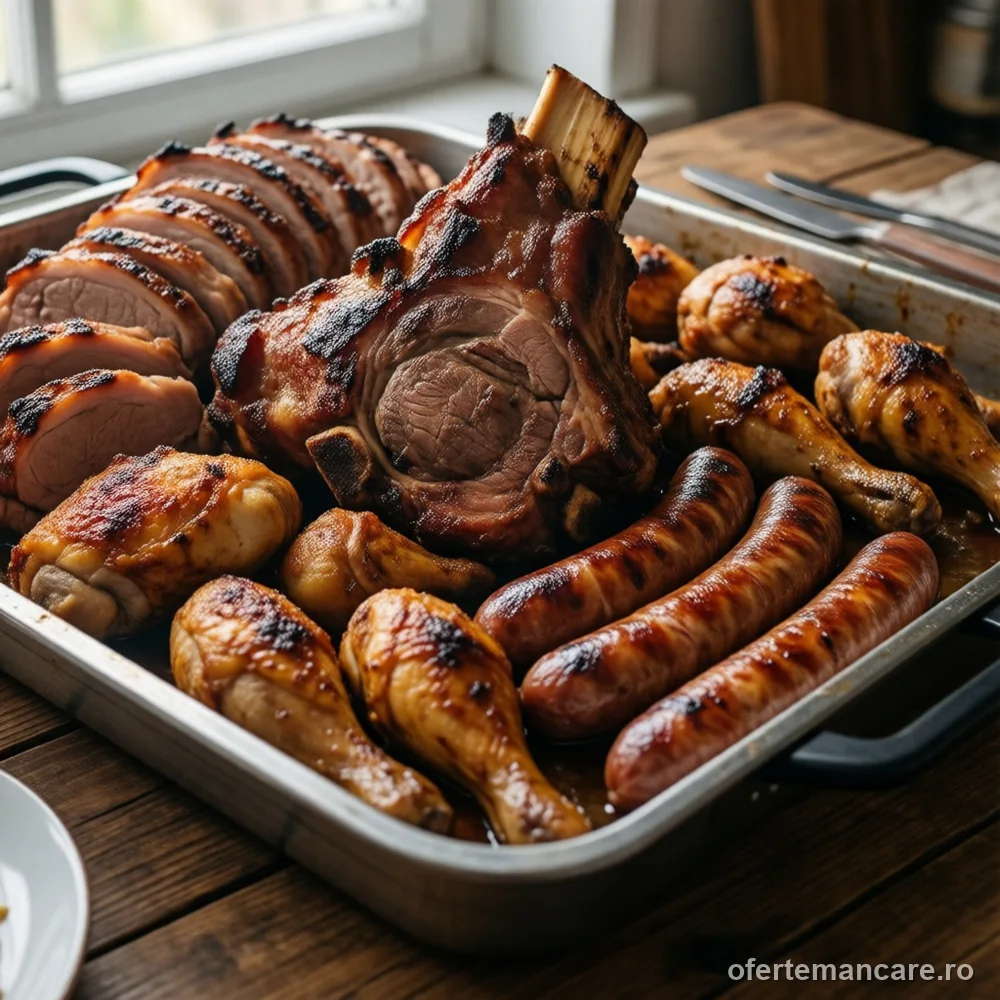 Platou friptură pentru 6 persoane, 2,4 kg