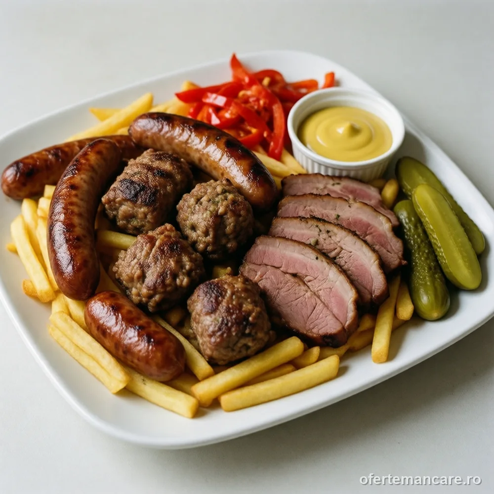 Platou mix-grill, 800 g — mâncare gătită, livrare în București
