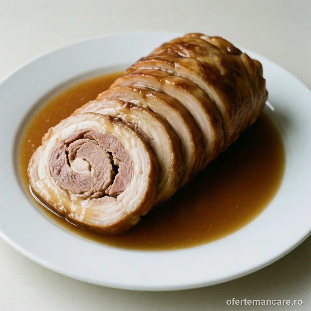 Ruladă de porc — imagine de prezentare, mâncare gătită livrată în București