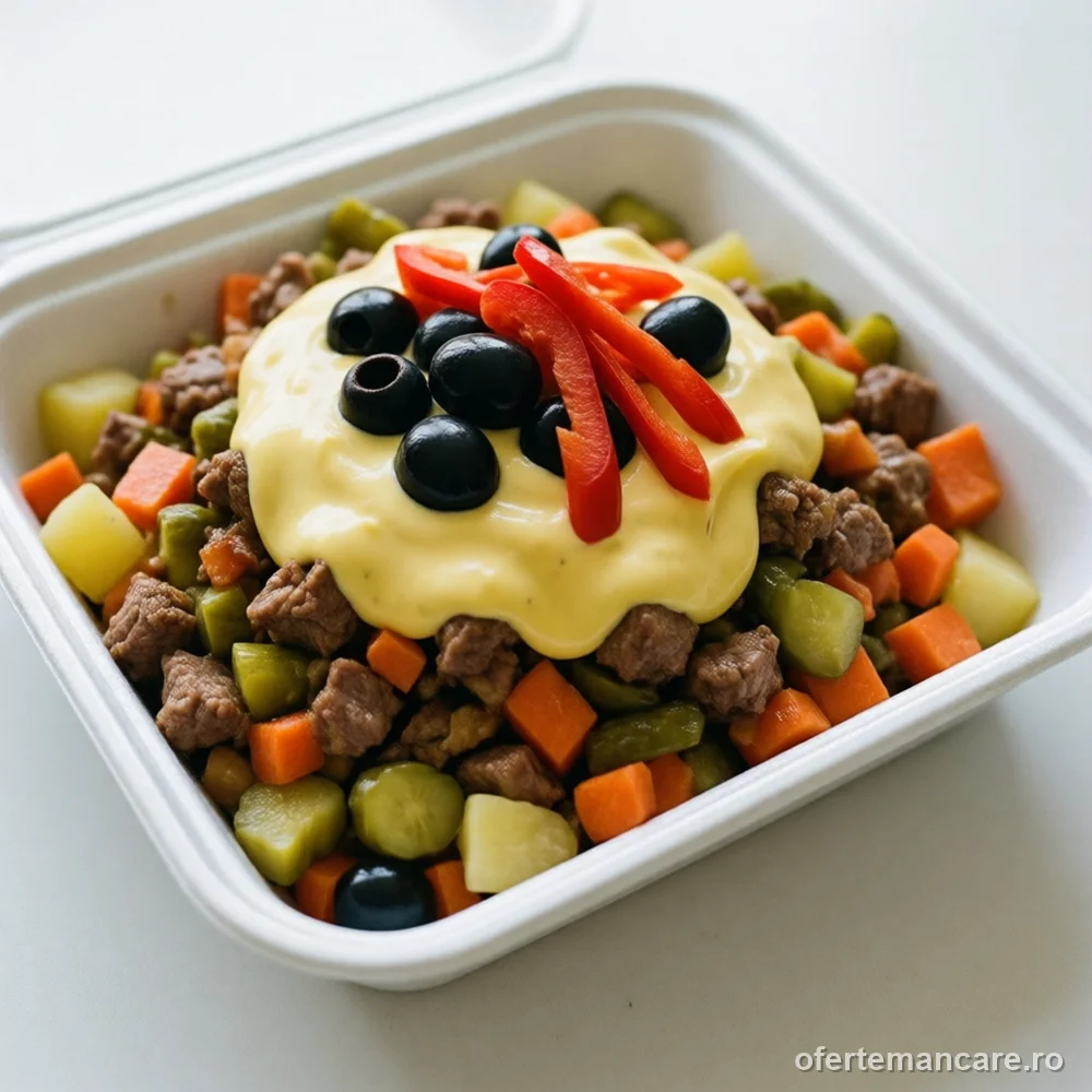 Salată de boeuf, 2 kg — mâncare gătită, livrare în București