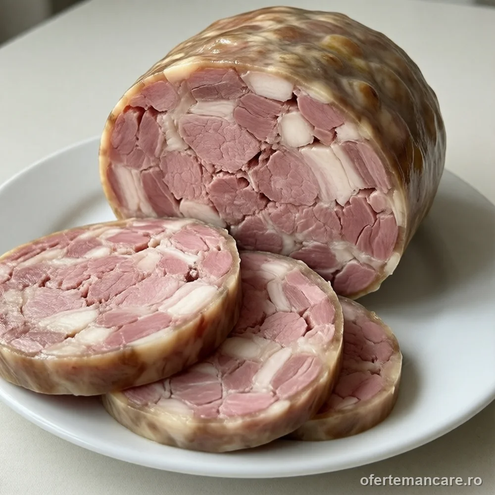 Tobă de porc, minimum 1 kg — mâncare gătită, livrare în București