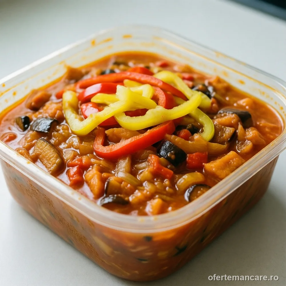 Zacuscă de casă, 1,2 kg — mâncare gătită, livrare în București